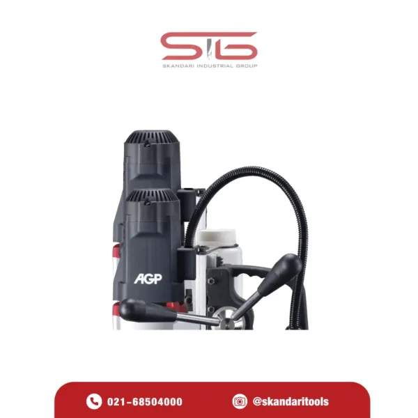 ارتفاع لغزنده ۲۳۰ میلی‌متری دریل مگنت AGP SMD351L برای نصب ابزارهای مختلف