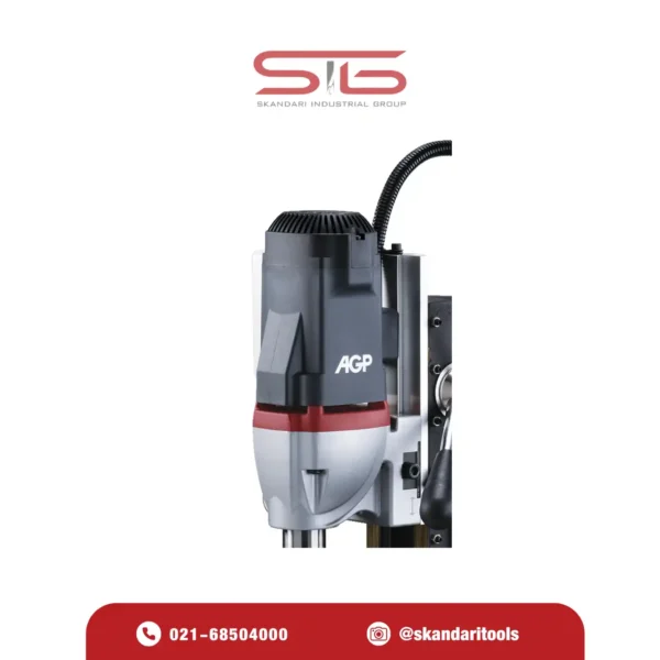 موتور ۱.۱ کیلووات پرگشتاور دریل مگنت AGP SMD351L با حفاظت اضافه‌بار