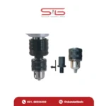 آداپتور سه‌نظام Weldon در دریل مگنت AGP SMD351L برای تعویض سریع ابزار