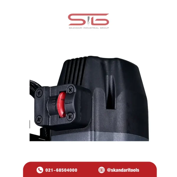 قابلیت سرعت متغیر بدون پله در دریل مگنت MD120/4 برای کنترل بهتر و دقت بالاتر