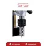 تعویض کاتر بدون ابزار در دریل مگنت AGP SMD351L جهت برش دقیق و سریع سطوح فلزی