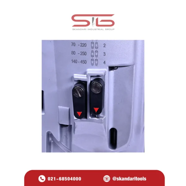 گیربکس چهار سرعته دریل مگنت AGP MD750/4 برای حداکثر گشتاور