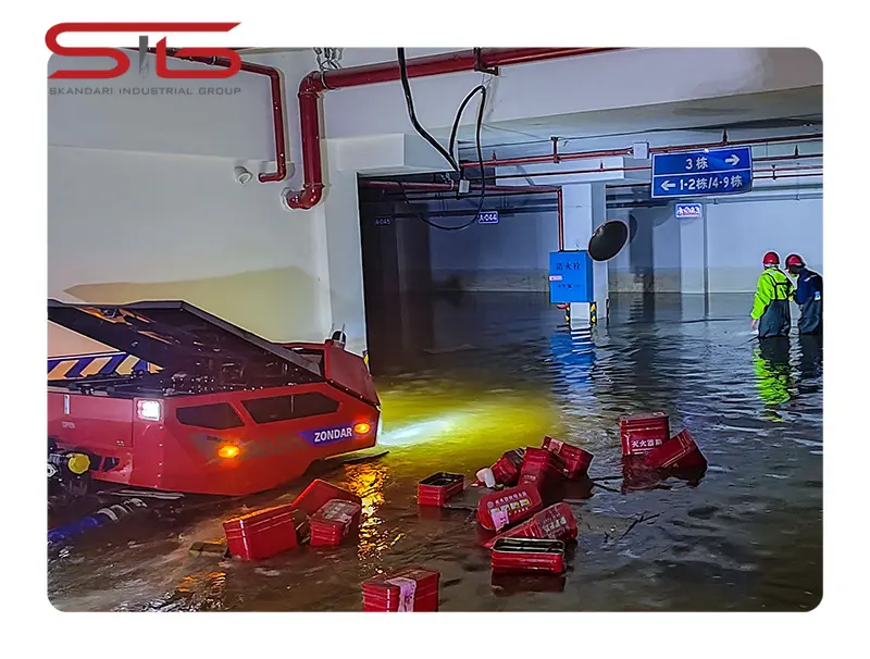 مزایای استفاده از رباتهای تخلیه هیدرولیکی در سیلاب ها